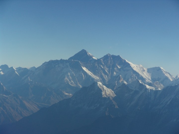 The copter takes you as close as possible to the highest mountain in the world - Mt. Everest