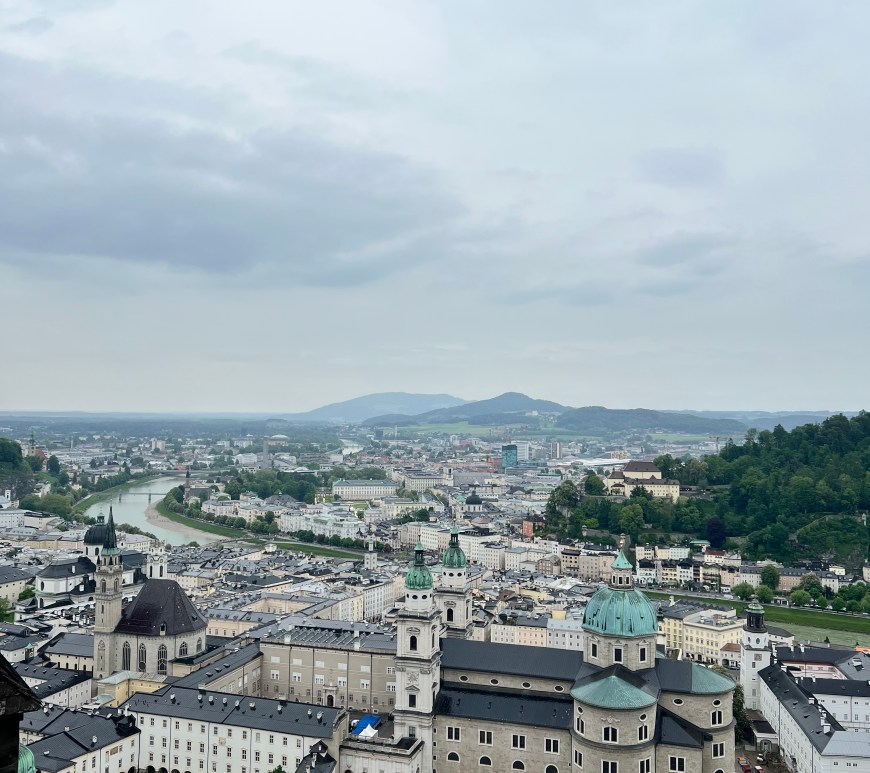View of Salzburg from Hohensalzburg Fortress